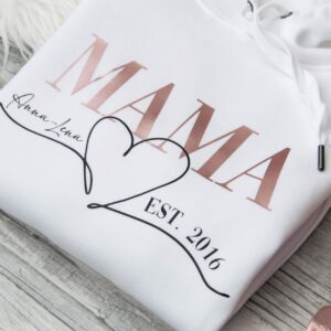 „MAMA“ EST. Design 2.0 mit Herz | personalisiert