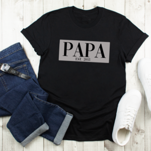 „DAD, PAPA, OPA“ Design im Balken | personalisiert