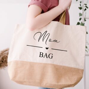 Juteshopper „Mom BAG“ in zwei verschiedenen Größen | individuell