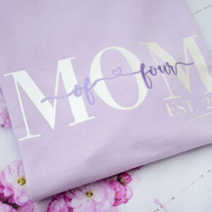 „MOM of“ EST. Design mit Geburtsjahr | personalisiert