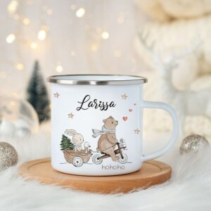 Tasse Weihnachtsbär | personalisiert
