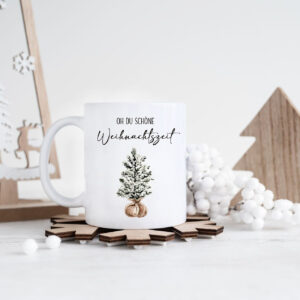 Tasse OH DU SCHÖNE Weihnachtszeit | personalisiert
