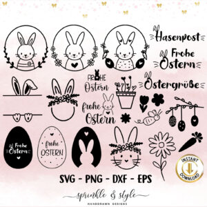 Oster Bundle 22x PNG-SVG-DXF-EPS