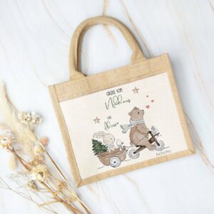 Nikolaussackerl-Tasche in verschiedenen Größen/Farben | personalisiert