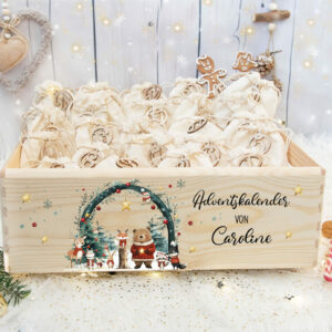 Adventskalender zum befüllen | personalisiert
