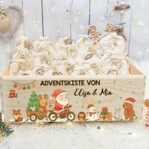 Adventskalender zum befüllen | personalisiert