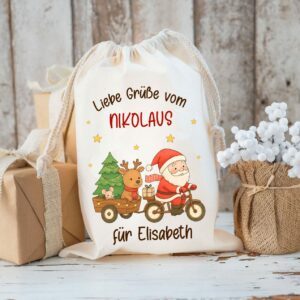 Nikolaussackerl in 2 verschiedenen Größen | personalisiert